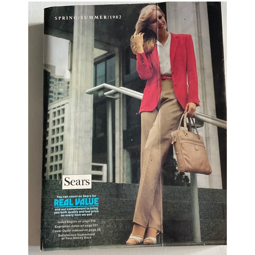 Sears spring summer 1982 Cheryl Tiegs catalog book retro vintage home fashion 80